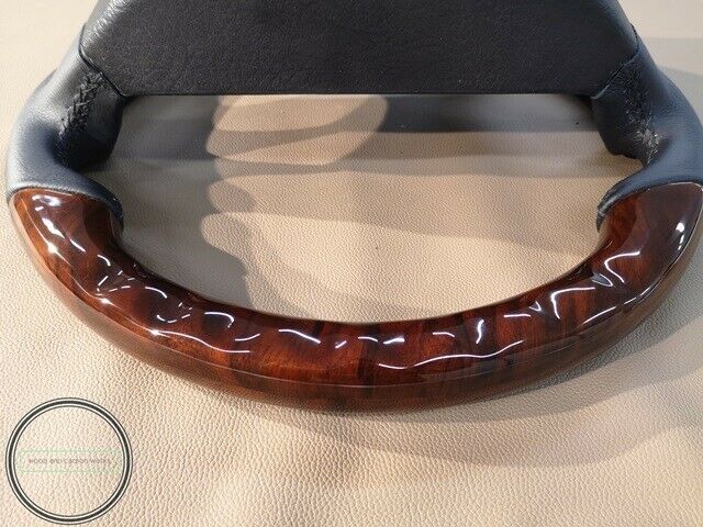 Mercedes Wood Steering Wheel AMG W140 R129 W124 W210 W208 Burl CHROM STAR