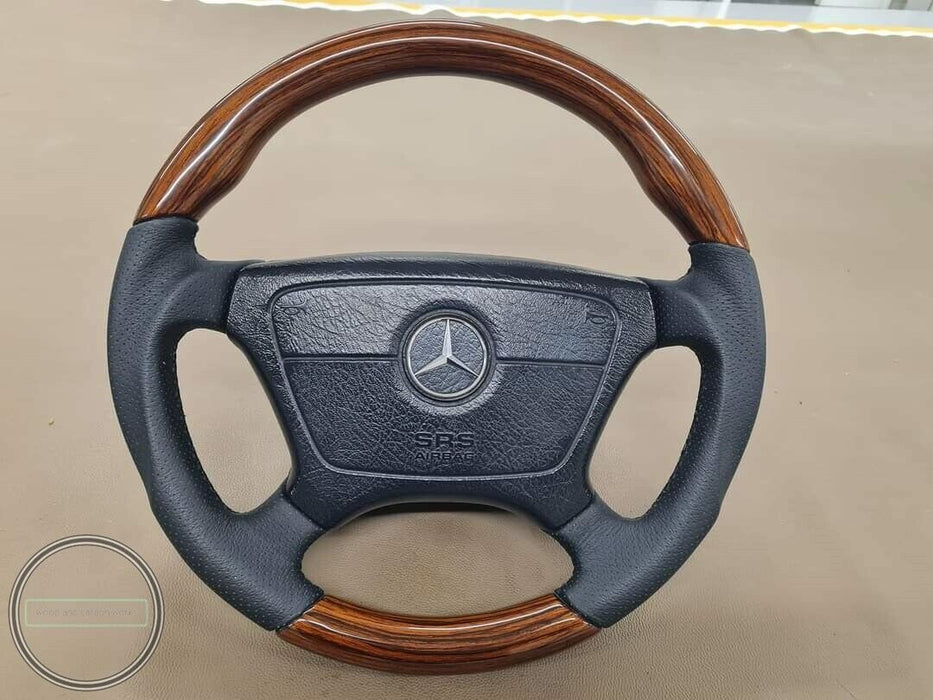 Mercedes Brabus Style W124 Wood Steering Wheel W462 W201  W202 W210 Zebrano