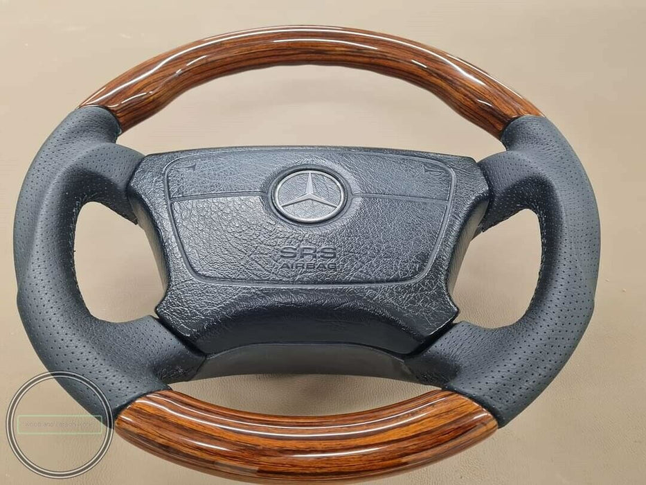 Mercedes Brabus Style W124 Wood Steering Wheel W462 W201  W202 W210 Zebrano