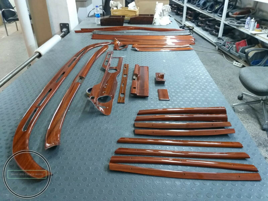 MERCEDES 280SE W108 Wood Trim ZEBRANO Set Full set interior 250S 300SEL 280SE