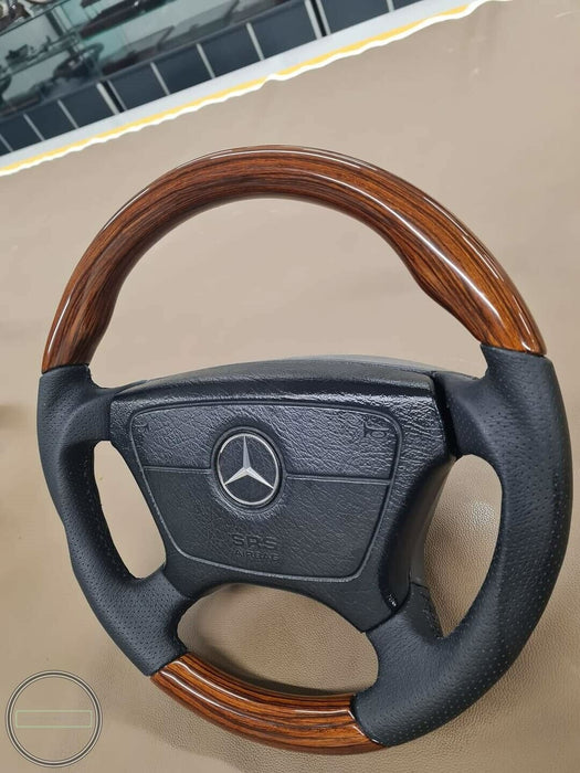 Mercedes Brabus Style W124 Wood Steering Wheel W462 W201  W202 W210 Zebrano