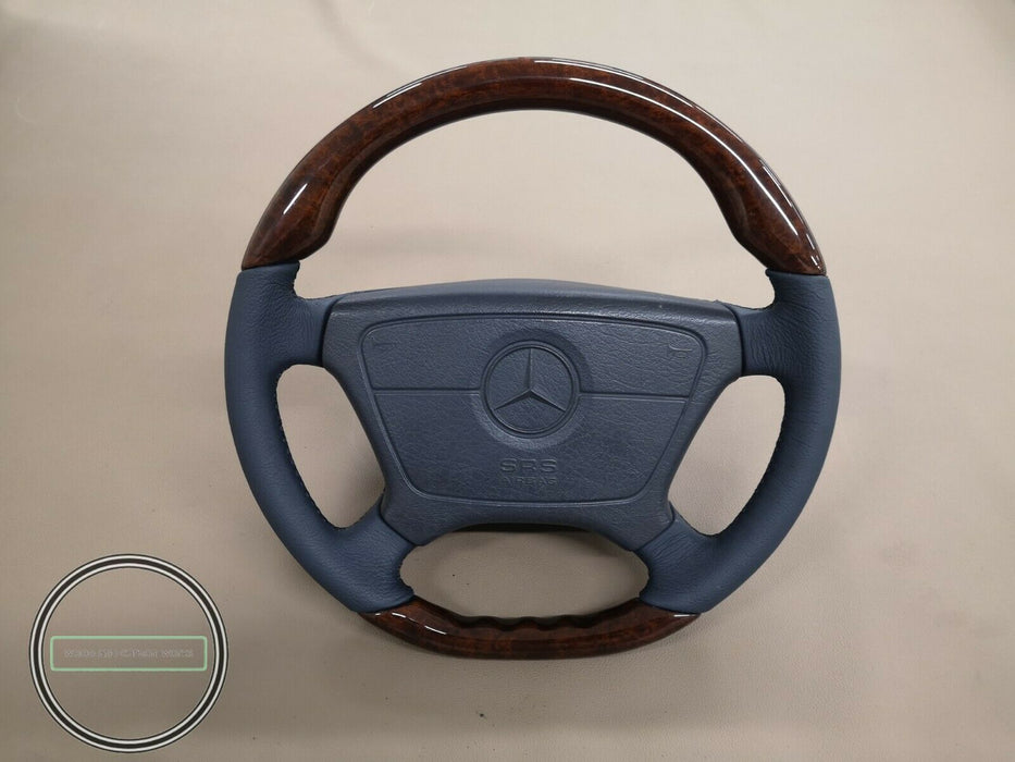 Mercedes W124 Wood brabus style Steering Wheel W124 W140 R129 SL W202 W210