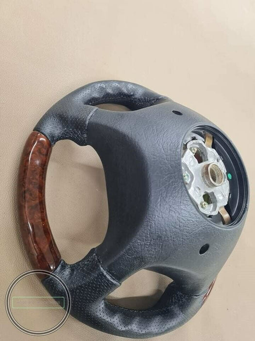 Mercedes Wood Steering Wheel W124 W140 R129 SL W202 W210 W462 Brabus Style