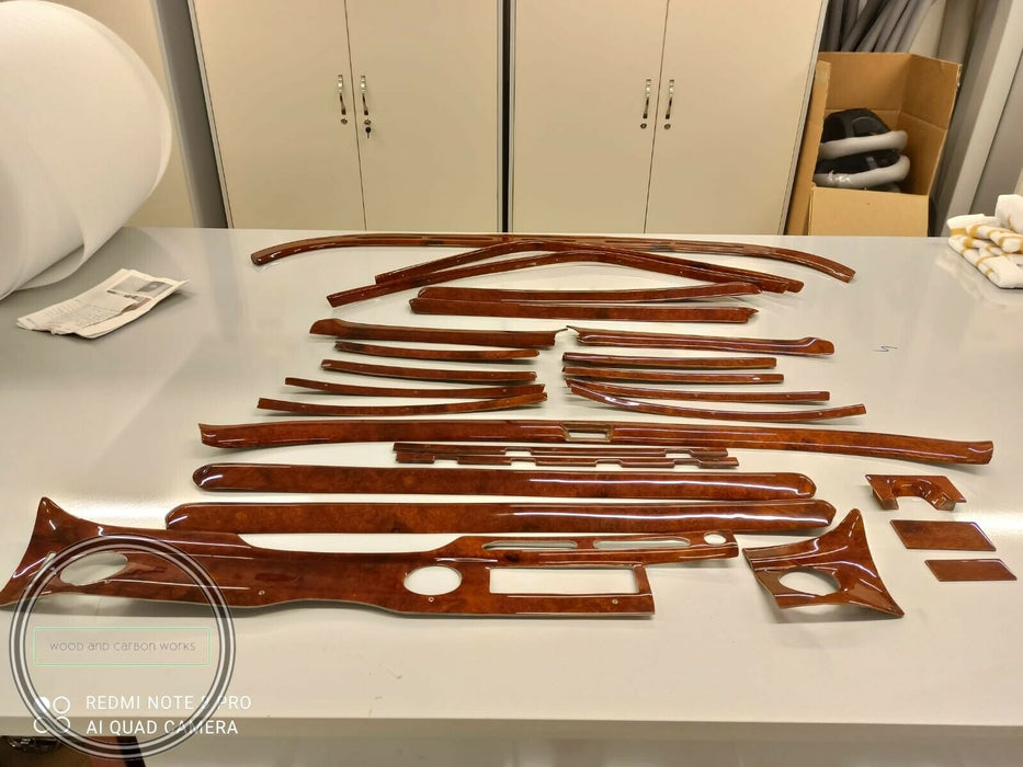 Mercedes Wood Trim Set for w108 RHD interior LIGHT BURLED 250S 300SEL 280SE