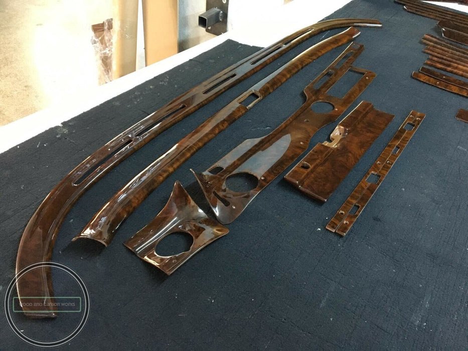 Wood trim set dashboard for Mercedes Benz 280s 300s 6.3 W108 Steering Wheel