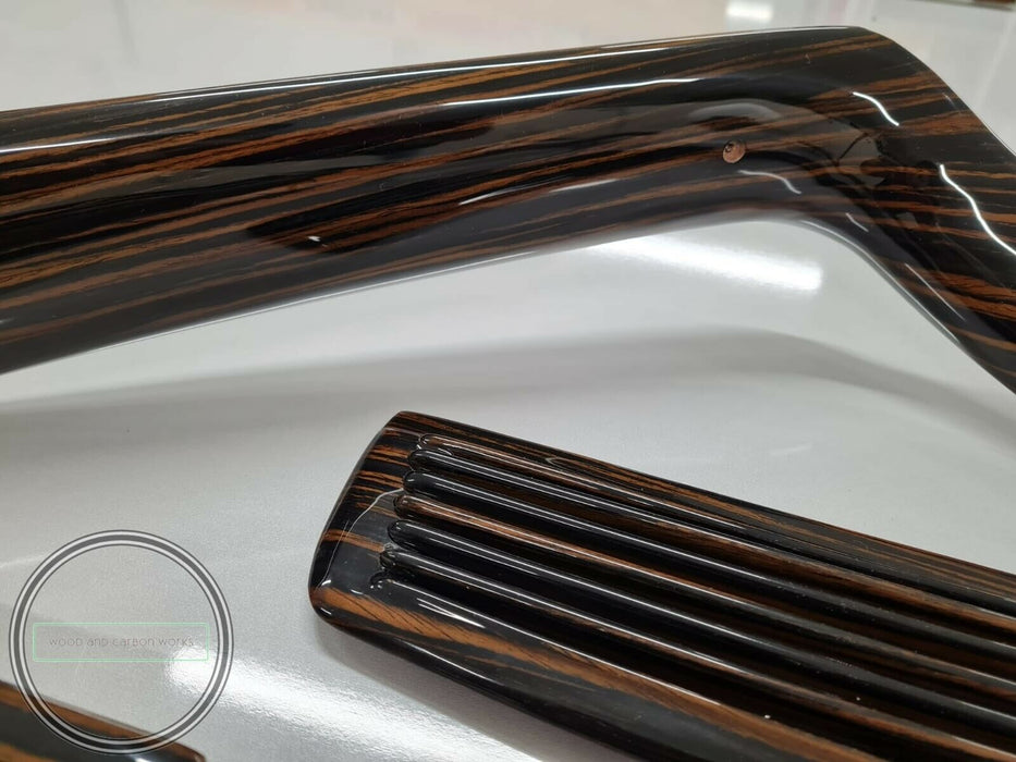 Mercedes W111 Wood Trim Set WITH GAUGE CASE Ebony W111 COUPE W111 CABRIOLET