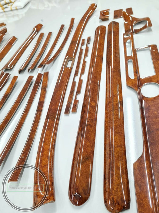 Mercedes Wood Trim Set for w108 RHD interior LIGHT BURLED 250S 300SEL 280SE