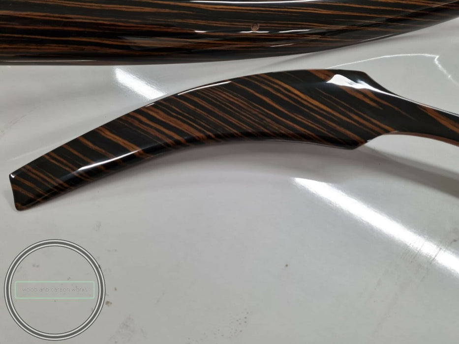 Mercedes W111 Wood Trim Set WITH GAUGE CASE Ebony W111 COUPE W111 CABRIOLET