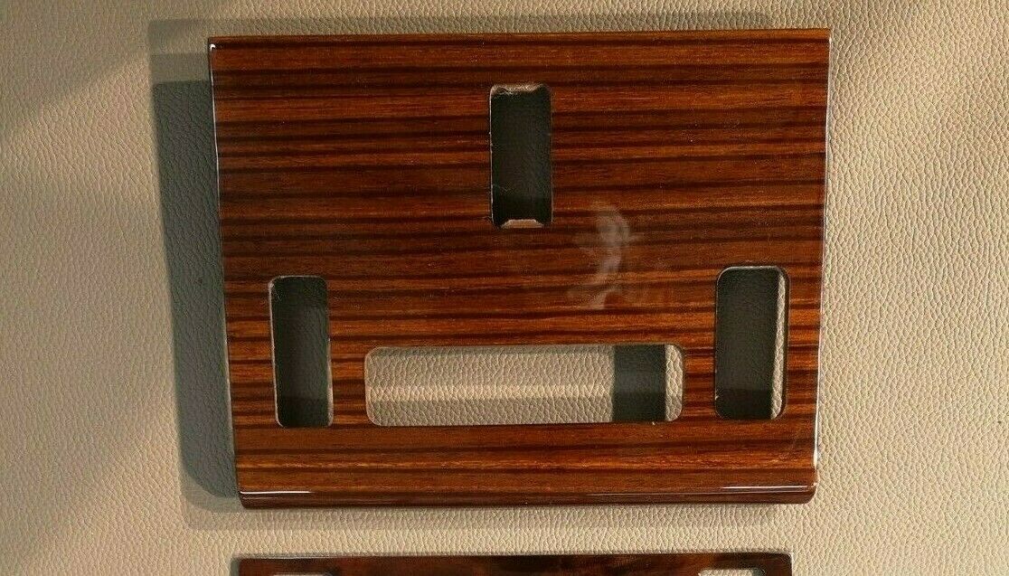 Mercedes R107 SL Wood Trim Zebrano Climate Panel 560sl