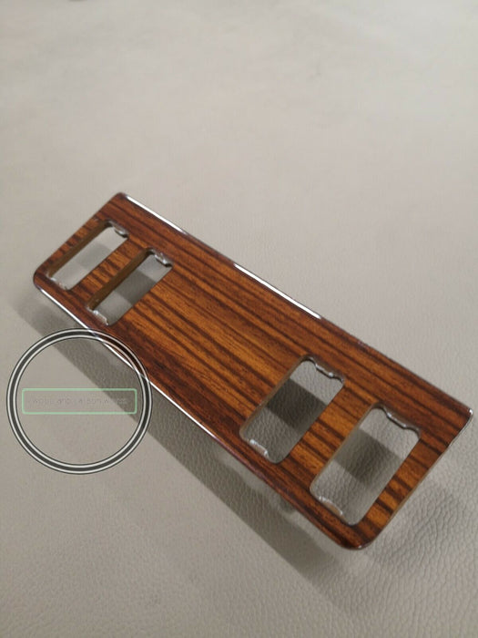 Mercedes W123 C123 Zebrano Button Wood Trim 4 Button Version