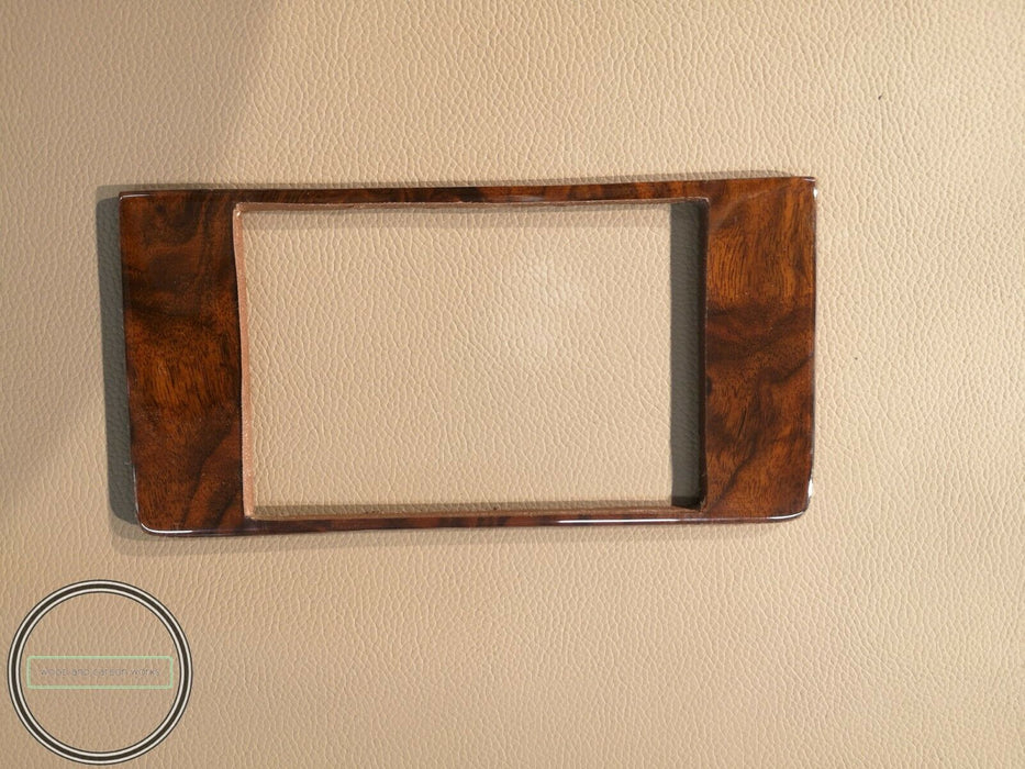 Mercedes W123 Climate Control Wood Trim Cover Panel Burled Walnut