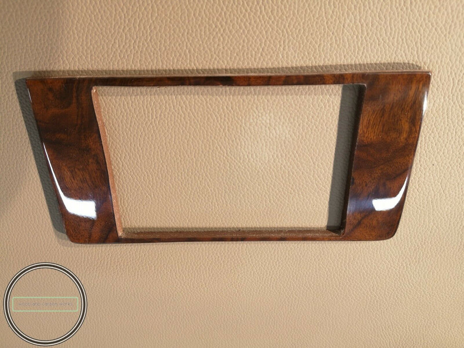 Mercedes W123 Climate Control Wood Trim Cover Panel Burled Walnut