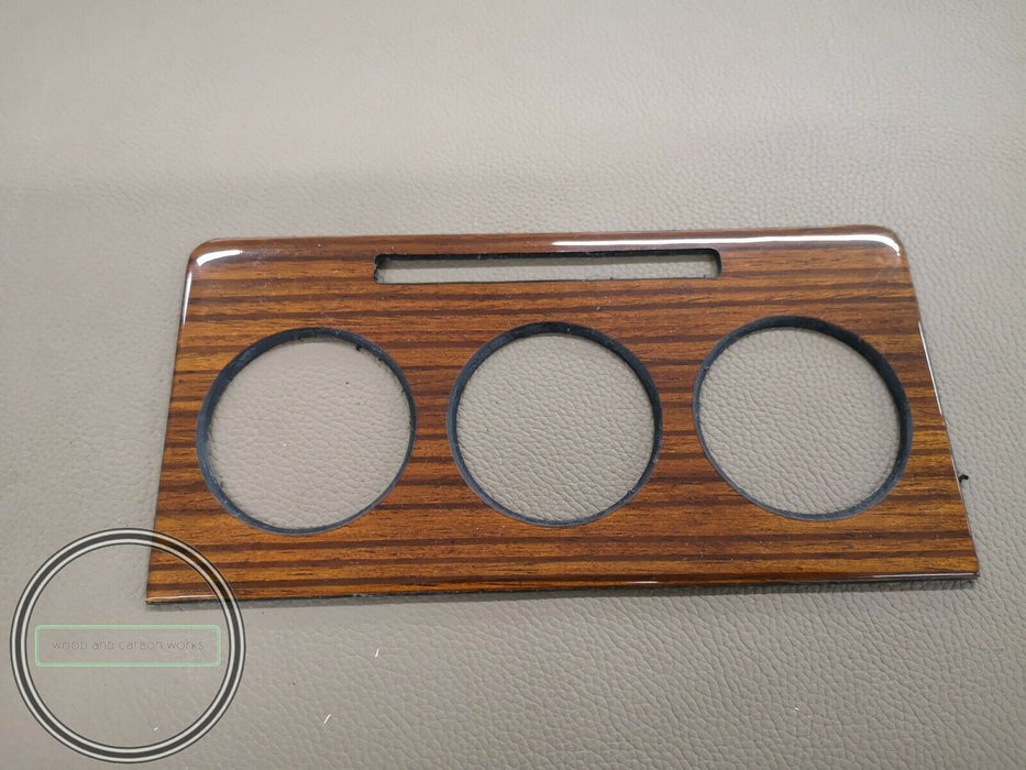 Mercedes W123 Air Vent Control Wood Trim Cover Panel Zebrano