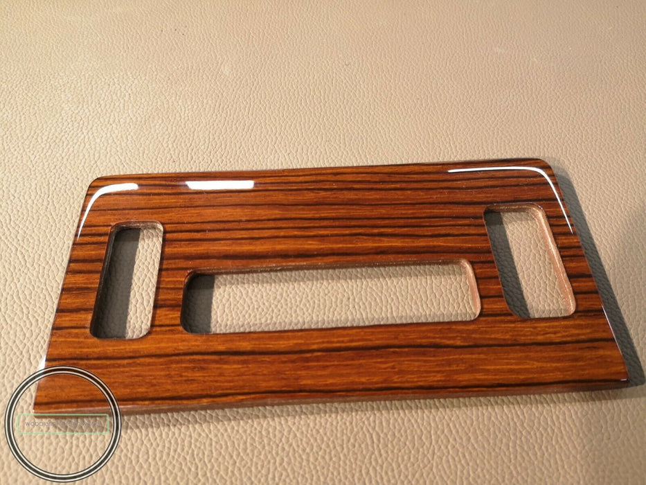 Zebrano Climate Control Wood Trim Cover Panel for 77-81 Mercedes W123 8 Button