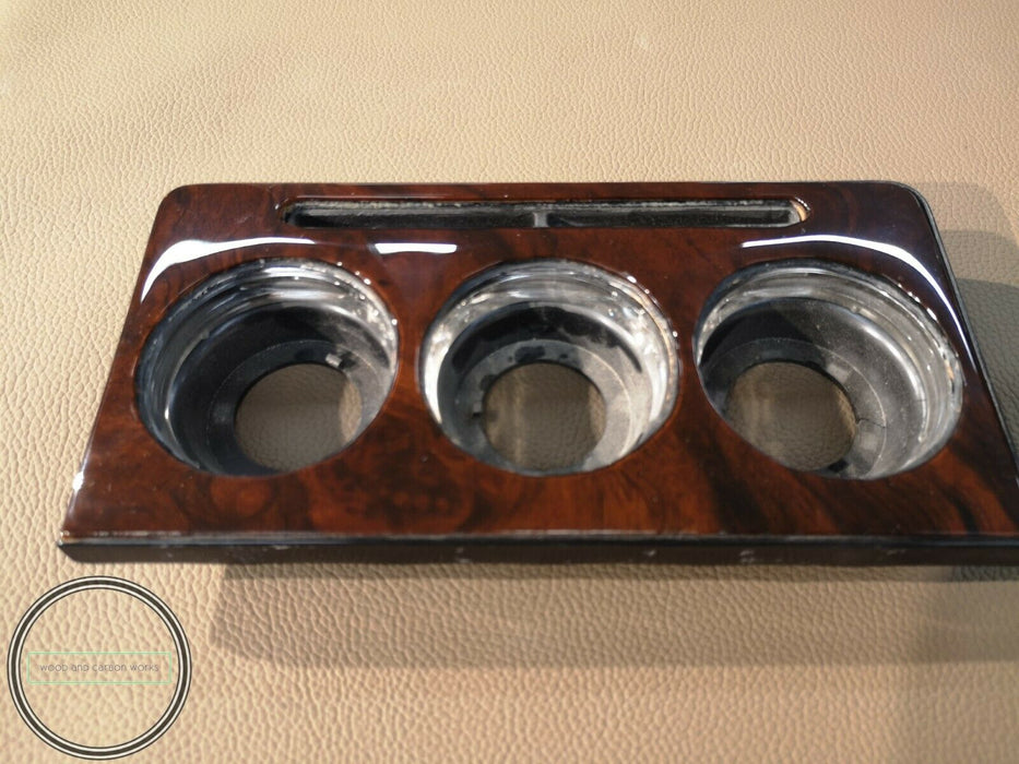 Mercedes W123 Air Vent Control Wood Trim Cover Panel Burled Walnut
