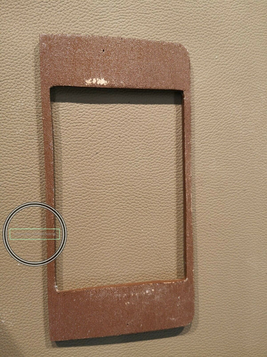 Mercedes W123 Climate Control Wood Trim Cover Panel Zebrano