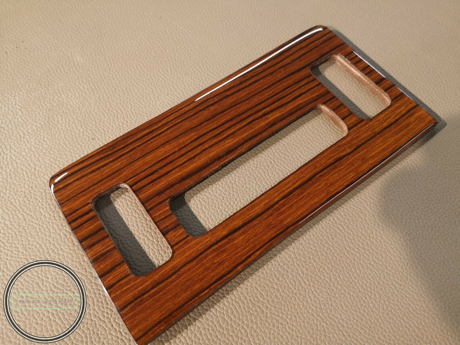 Zebrano Climate Control Wood Trim Cover Panel for 77-81 Mercedes W123 8 Button