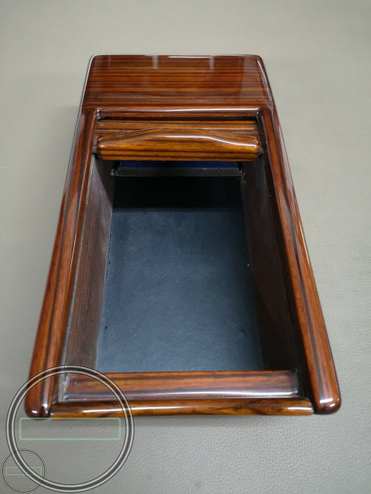 Mercedes R107 SL Center Box Wood Zebrano 560SL Cassette Box for R107