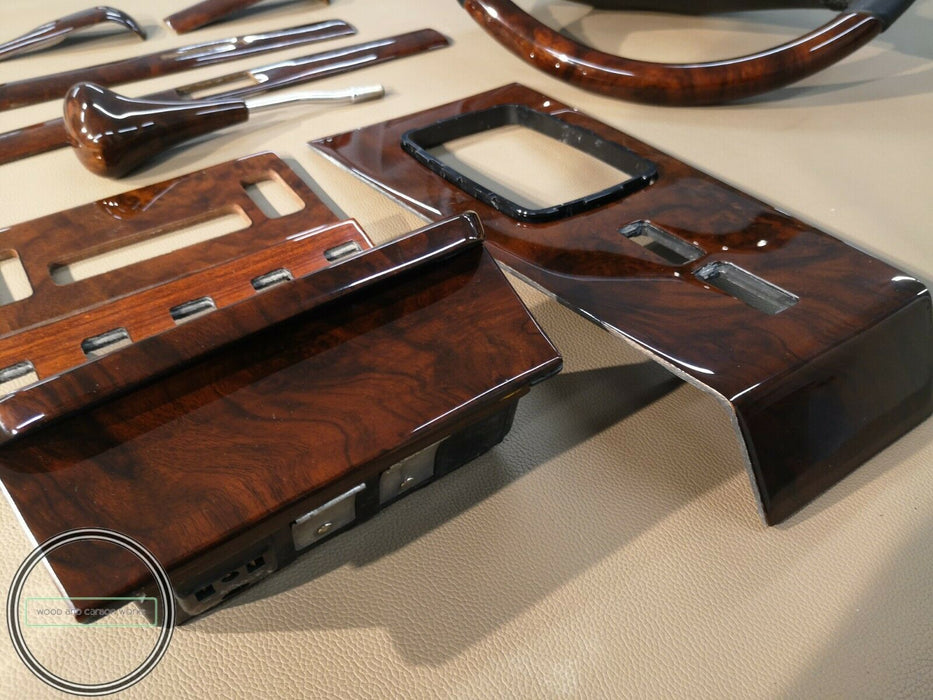 Mercedes Benz Wood Trim for W123 Dashboard C123 Burled Walnut Burlwood