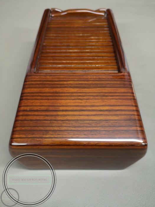 Mercedes R107 SL Center Box Wood Zebrano 560SL Cassette Box for R107