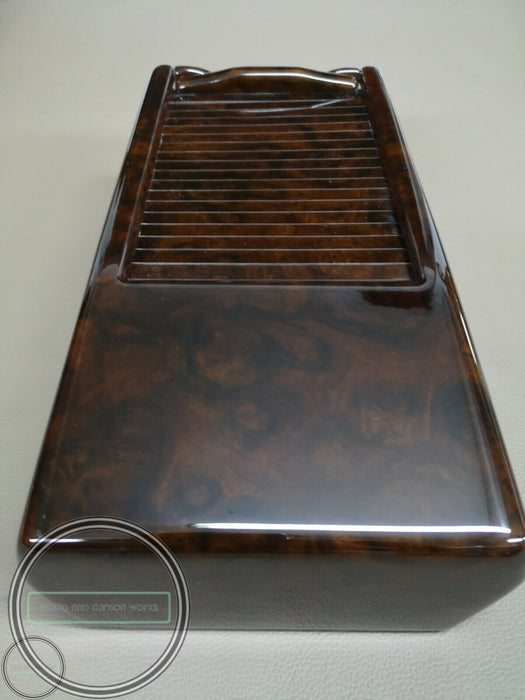 Mercedes SL R107 Wood Armrest Trim Burlwood 560SL Cassette Box for R107