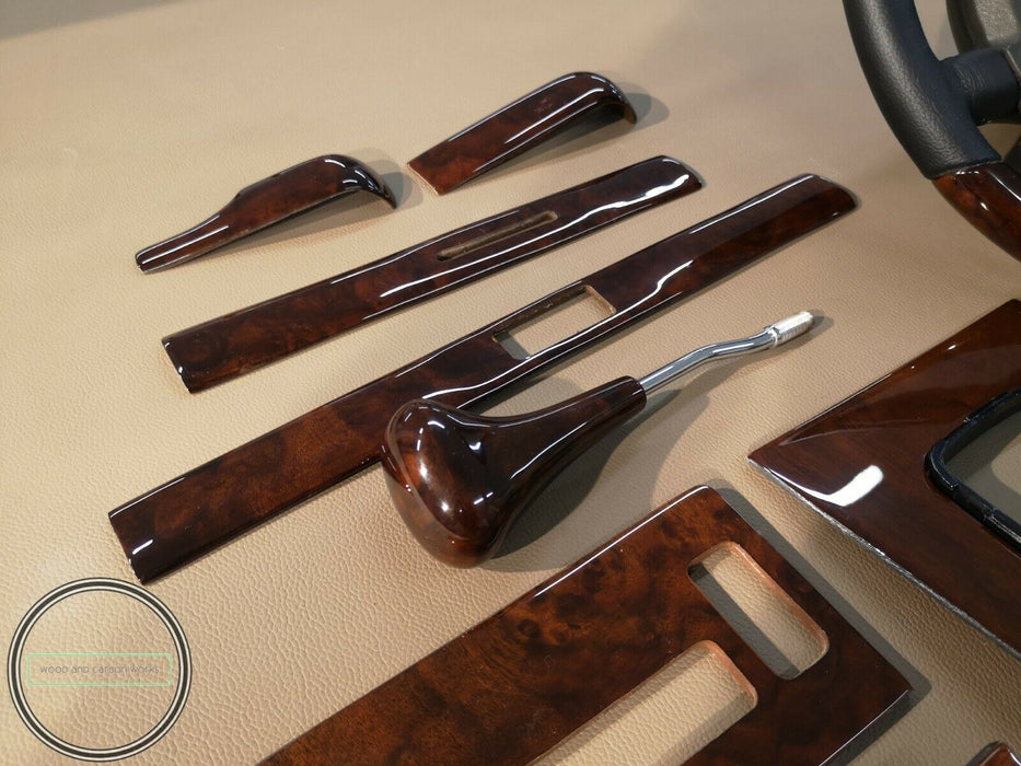 Mercedes Benz Wood Trim for W123 Dashboard C123 Burled Walnut Burlwood