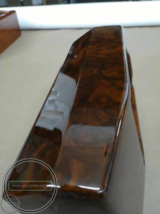 Mercedes SL R107 Wood Armrest Trim Burlwood 560SL Cassette Box for R107