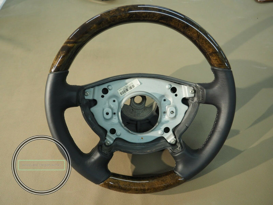 Mercedes Wood Steering Wheel for W211 E320 E500 E55 AMG 03-06
