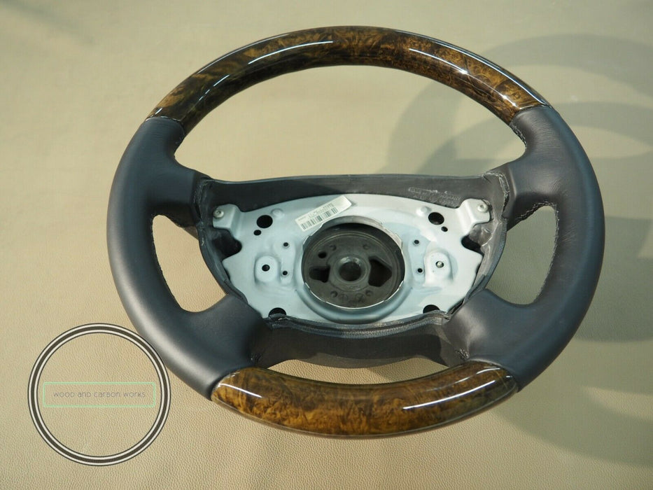Mercedes Wood Steering Wheel for W211 E320 E500 E55 AMG 03-06