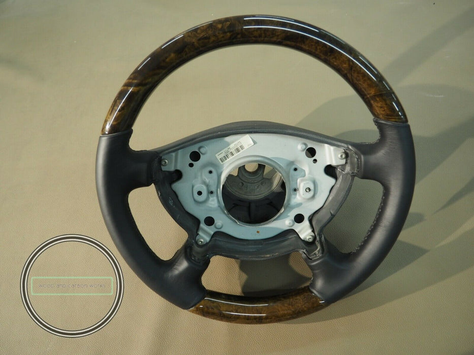 Mercedes Wood Steering Wheel for W211 E320 E500 E55 AMG 03-06