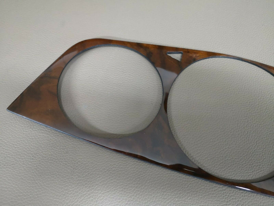 Mercedes Benz W123 C123 S123 instrument cluster Speedometer Wood panel trim