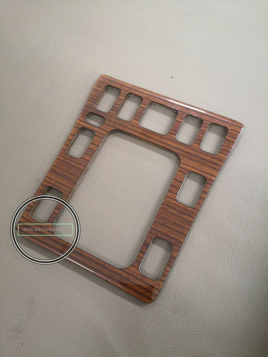 Mercedes W201 wood trim Center Console Shifter Bezel Zebrano