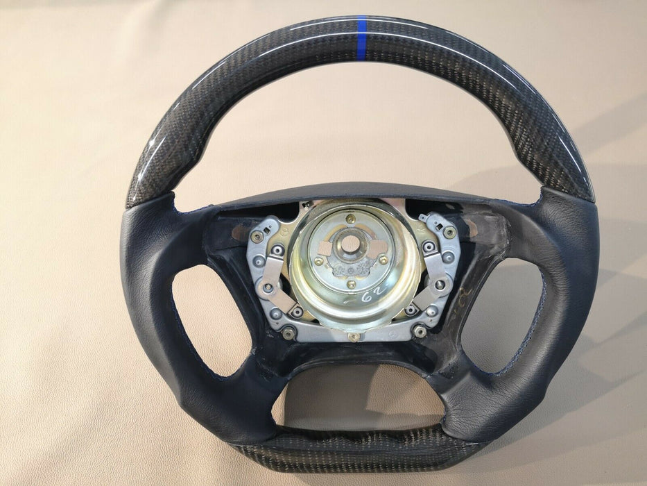 Mercedes-benz AMG look W124 W210 W208 W140 R129 STEERING WHEEL Carbon