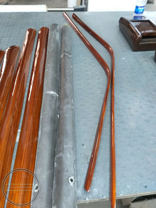 MERCEDES W108 Wood Trim DASH INTERIOR 24 pieces DASH WOOD SET TRIM FULL ZEBRANO