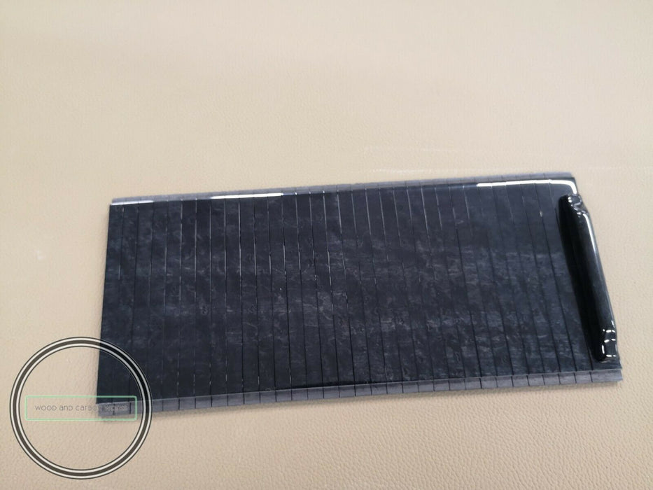 Mercedes Benz R129 SL Wood Blind for center console Rollup birdeye mapple