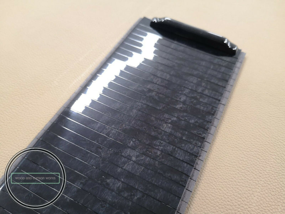 Mercedes Benz R129 SL Wood Blind for center console Rollup birdeye mapple