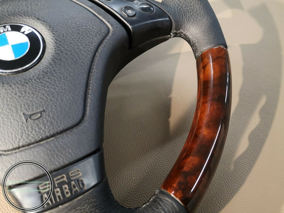 BMW Wood steering wheel E31 E32 E34 E36 M3 Z3 E39 Burlwood