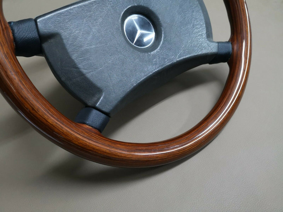 Mercedes W123 Wood Steering wheel R107 W124 W201 Zebrano Holz Lenkrad