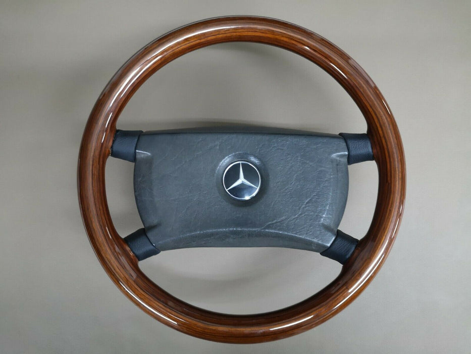 Mercedes W123 Wood Steering wheel R107 W124 W201 Zebrano Holz Lenkrad