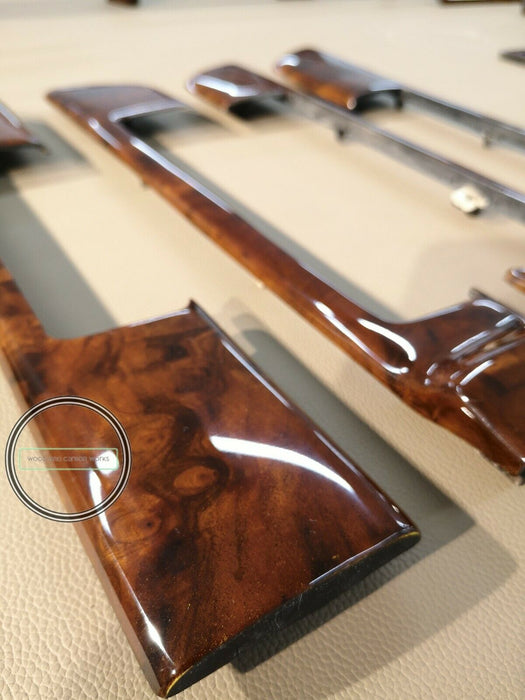 W126 Mercedes Wood Trim for 4 door Burled Walnut Burlwood Burl