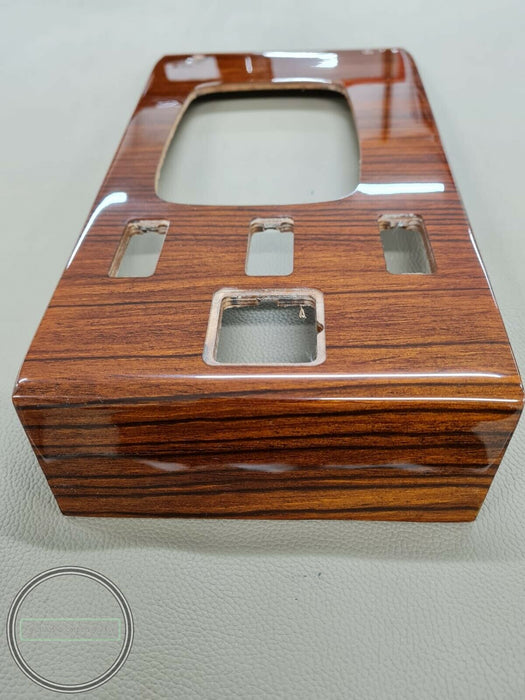 Mercedes R107 SL Center Console Gear Shift Wood Trim Zebrano  W107 SL SLC