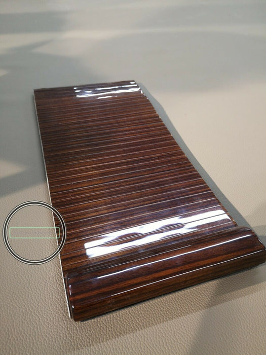 Mercedes W124 Wood Sliding Curtain rollup E500 Center Rear Console Burlwood