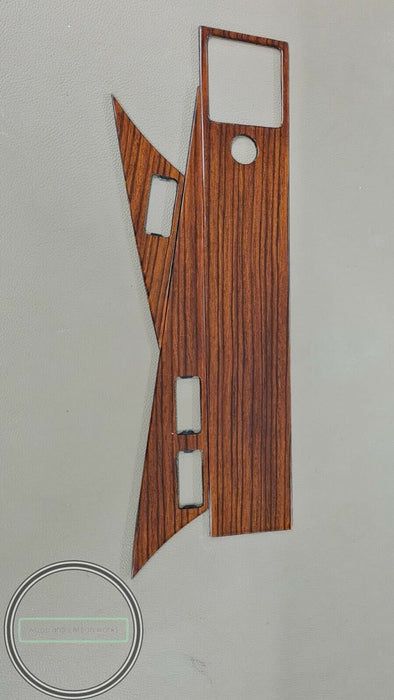 Real Wood Mercedes W201 Wood Trim Set Interior Dashboard Trims Zebrano