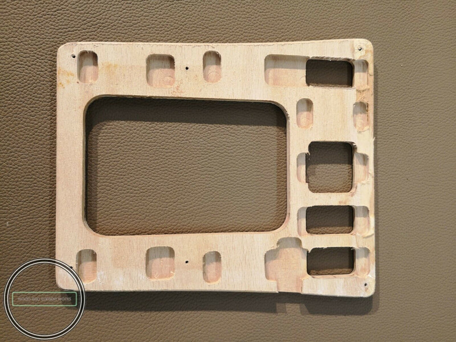 Mercedes Benz W201 190 Zebrano Wood Center Console Shift Bezel Zebrano
