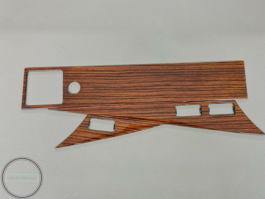 Real Wood Mercedes W201 Wood Trim Set Interior Dashboard Trims Zebrano