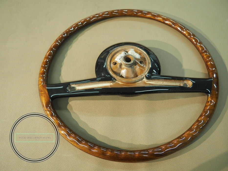 Mercedes W113 W112Wood Steering Wheel Plain EARLY Pagoda W110 FINNTAIL