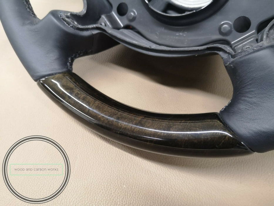 Mercedes W209 w211 CLK Wood Steering Wheel Avangartde Birdeye color