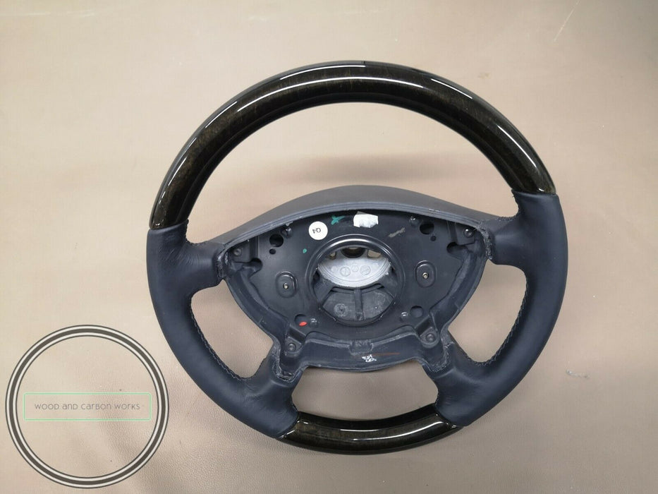Mercedes W209 w211 CLK Wood Steering Wheel Avangartde Birdeye color