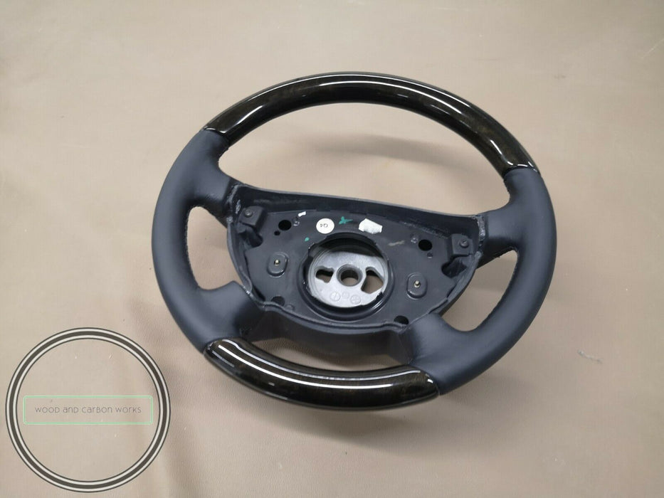 Mercedes W209 w211 CLK Wood Steering Wheel Avangartde Birdeye color