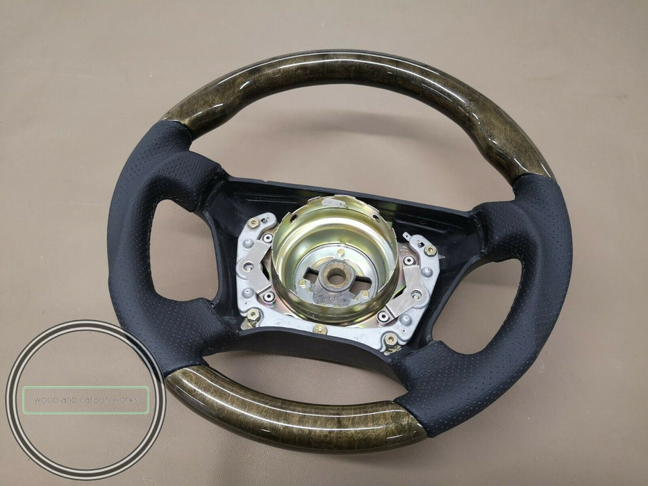 Mercedes W210 E Class Wood Steering Wheel Brabus Style Pre facelift models